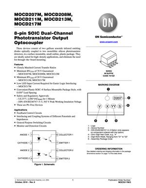 Микросхема SOIC8, Fairchild # MOCD207M