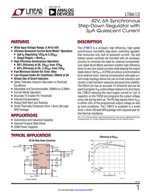 Микросхема QFN24, Linear Technology # LT8612IUDE