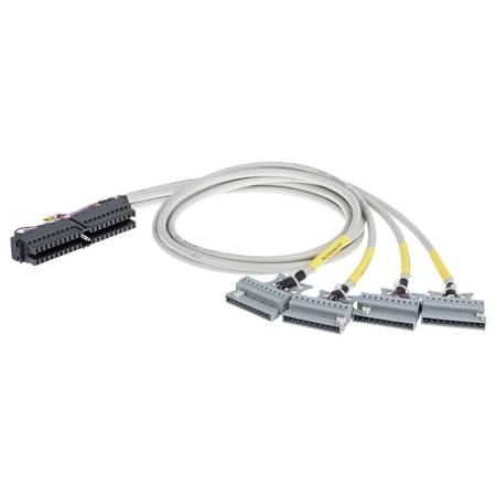 Кабель системы; для Siemens S7-300; 2 x 8 дискретных входов или выходов для высоких напряжений; Длина: 1 м, Wago # 706-2300/306-100 Кабель системы; для Siemens S7-300; 2 x 8 дискретных входов или выходов для высоких напряжений; Длина: 1 м, Wago # 706-2300/306-100