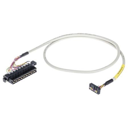 Кабель системы; для Rockwell Compact Logix; 8 дискретных выводов; Длина: 1 м; Поперечное сечение проводника 0,25 мм<sup>2</sup>, Wago # 706-4769/202-100 Кабель системы; для Rockwell Compact Logix; 8 дискретных выводов; Длина: 1 м; Поперечное сечение проводника 0,25 мм<sup>2</sup>, Wago # 706-4769/202-100