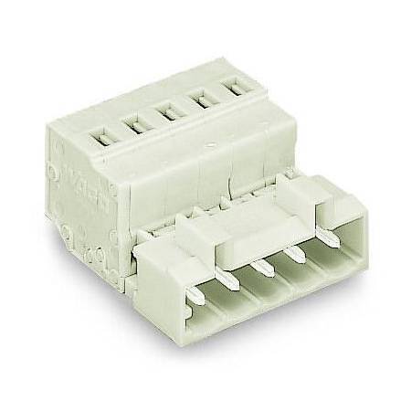 1-проводная вилка; CAGE CLAMP®; 2,5 мм<sup>2</sup>; Шаг контактов 5 мм; 5-пол.; 100% защита от неправильного подсоединения, Wago # 721-605 1-проводная вилка; CAGE CLAMP®; 2,5 мм<sup>2</sup>; Шаг контактов 5 мм; 5-пол.; 100% защита от неправильного подсоединения, Wago # 721-605