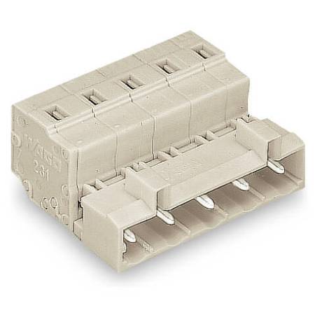 1-проводная вилка;  CAGE CLAMP®;  2,5 мм<sup>2</sup>;  Шаг контактов 7,5 мм;  2-пол.;  100% защита от неправильного подсоединения, Wago # 723-602/032-000