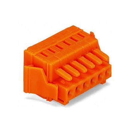 1-проводниковая розетка;  CAGE CLAMP®;  1,5;  Шаг контактов 3,81 мм;  10-пол.;  100% защита от неправильного подсоединения, Wago # 734-210/037-000
