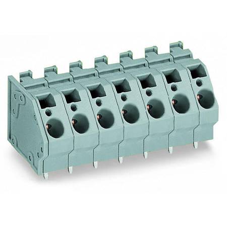Клемма на печатную плату; 6 мм<sup>2</sup>; Шаг контактов 10 мм; 2-пол.; CAGE CLAMP®; опция объединения; 6,00 мм<sup>2</sup>; серые, Wago # 745-352/005-000 Клемма на печатную плату; 6 мм<sup>2</sup>; Шаг контактов 10 мм; 2-пол.; CAGE CLAMP®; опция объединения; 6,00 мм<sup>2</sup>; серые, Wago # 745-352/005-000