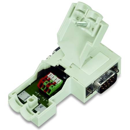 Разъем полевой шины PROFIBUS; с вилкой D-Sub; 9-пол., Wago # 750-972 Разъем полевой шины PROFIBUS; с вилкой D-Sub; 9-пол., Wago # 750-972
