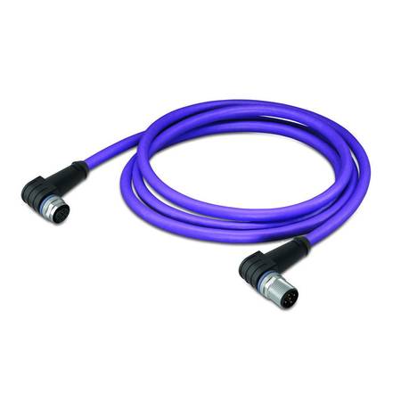 Кабель CANopen/DeviceNet; Розетка M12A; углового исполнения; Штекер M12A; углового исполнения; 5-пол.; Длина: 5 м, Wago # 756-1406/060-050 Кабель CANopen/DeviceNet; Розетка M12A; углового исполнения; Штекер M12A; углового исполнения; 5-пол.; Длина: 5 м, Wago # 756-1406/060-050