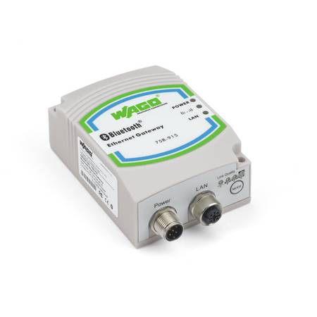 Сетевой интерфейс Bluetooth®ETHERNET:; Канал беспроводной передачи данных для протоколов ETHERNET, Wago # 758-915