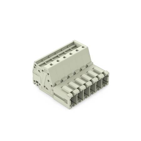 1-проводная вилка; Push-in CAGE CLAMP®; 10 мм<sup>2</sup>; Шаг контактов 7,62 мм; 6-пол., Wago # 831-3206/135-000 1-проводная вилка; Push-in CAGE CLAMP®; 10 мм<sup>2</sup>; Шаг контактов 7,62 мм; 6-пол., Wago # 831-3206/135-000