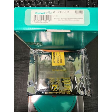 AO16-V16, плата аналогового вывода, MicroPC, 16 каналов, напряжение, Fastwel # AIC12201