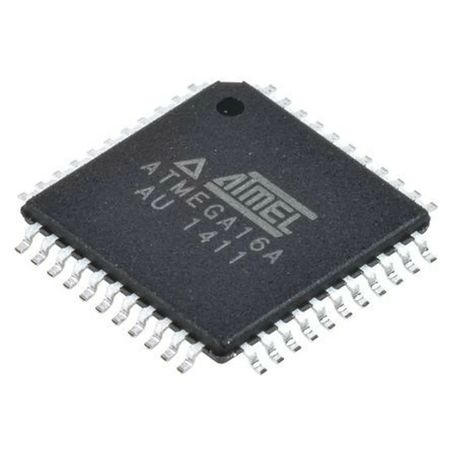 Микросхема TQFP44 (level:3), Atmel # ATMega16A-AU