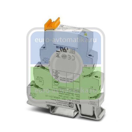 Релейный модуль - PLC-RSC-230UC/21-21 Интерфейсный блок PLC, состоит из базового клеммного модуля PLC-BSC.../21 с винтовыми зажимами и вставным миниат, Phoenix Contact # 2967099 Релейный модуль - PLC-RSC-230UC/21-21 Интерфейсный блок PLC, состоит из базового клеммного модуля PLC-BSC.../21 с винтовыми зажимами и вставным миниат, Phoenix Contact # 2967099