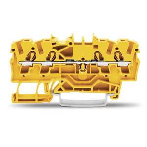 4-проводные проходные клеммы; 2,5 мм<sup>2</sup>; подходят для исполнений Ex e II; боковая и центральная маркировка, Wago # 2002-1406 4-проводные проходные клеммы; 2,5 мм<sup>2</sup>; подходят для исполнений Ex e II; боковая и центральная маркировка, Wago # 2002-1406