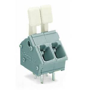 Клемма на печатную плату;  кнопочные рычаги;  2,5 мм<sup>2</sup>;  Шаг контактов 5/5,08 мм;  9-пол.;  CAGE CLAMP®, Wago # 255-409/333-000