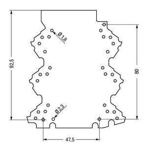 Макетные платы; Уровни соединения 3-3, Wago # 2857-193/3140-000