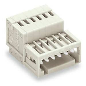 1-проводная вилка;  CAGE CLAMP®;  0,5 мм<sup>2</sup>;  Шаг контактов 2,5 мм;  8-пол.;  100% защита от неправильного подсоединения, Wago # 733-208/033-000