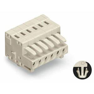 1-проводниковая розетка;  CAGE CLAMP®;  1,5;  Шаг контактов 3,5 мм;  18-пол.;  100% защита от неправильного подсоединения, Wago # 734-118/008-000