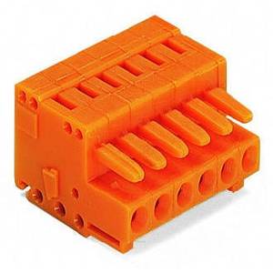 1-проводниковая розетка;  CAGE CLAMP®;  1,5;  Шаг контактов 3,81 мм;  4-пол.;  100% защита от неправильного подсоединения, Wago # 734-204