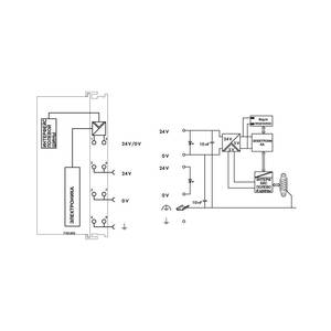 Каплер полевой шины PROFIBUS DP; 1-е поколение; 12 МБд, Wago # 750-303
