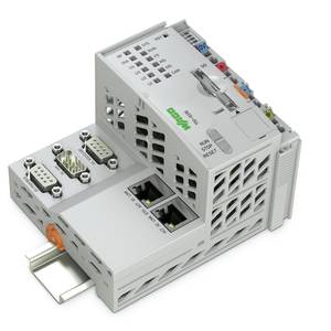 Контроллер PFC200; 2 x ETHERNET, RS-232/-485, CAN, CANopen, PROFIBUS Slave, Wago # 750-8206