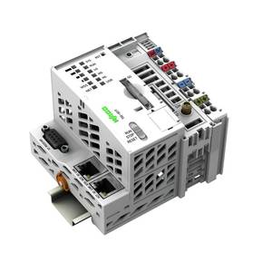 Контроллер PFC200; 2-е поколение; 2 x ETHERNET, RS-232/-485, мобильный радиомодуль 4G; Версия ЕС, Wago # 750-8217