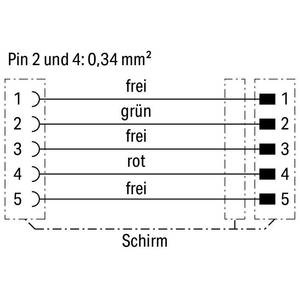 Кабель PROFIBUS; Штекер M12B; углового исполнения; 5-пол.; Длина: 6,5 м, Wago # 756-1104/060-065