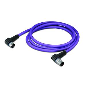 Кабель PROFIBUS; Розетка M12B; углового исполнения; Штекер M12B; углового исполнения; 5-пол.; Длина: 0,4 м, Wago # 756-1106/060-004