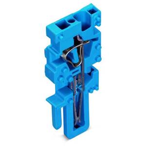 Центральный модуль для 1-проводной розетки; CAGE CLAMP®; 4 мм<sup>2</sup>; Шаг контактов 5 мм; 1-пол.; 4,00 мм<sup>2</sup>; синие, Wago # 769-502/000-006