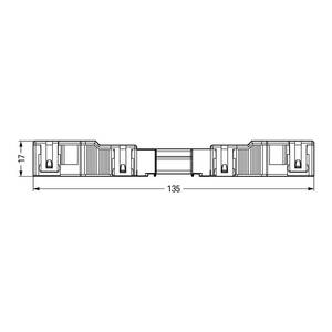 Штекер; с корпусом разгрузки натяжения; 5-пол.; 4,00 мм<sup>2</sup>; белые, Wago # 770-135