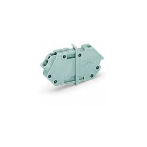 Проходные клеммы; Шаг контактов 7 мм; 1-пол.; 4 мм<sup>2</sup>; CAGE CLAMP®; 4,00 мм<sup>2</sup>; синие, Wago # 826-159/000-006
