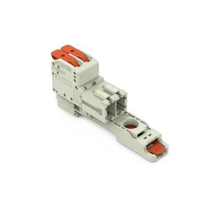 1-проводная вилка; рычаг; Push-in CAGE CLAMP®; 10 мм<sup>2</sup>; Шаг контактов 7,62 мм; 2-пол., Wago # 831-1202/306-000 1-проводная вилка; рычаг; Push-in CAGE CLAMP®; 10 мм<sup>2</sup>; Шаг контактов 7,62 мм; 2-пол., Wago # 831-1202/306-000