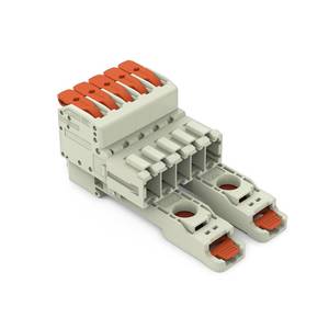 1-проводная вилка; рычаг; Push-in CAGE CLAMP®; 10 мм<sup>2</sup>; Шаг контактов 7,62 мм; 5-пол., Wago # 831-1205/306-000 1-проводная вилка; рычаг; Push-in CAGE CLAMP®; 10 мм<sup>2</sup>; Шаг контактов 7,62 мм; 5-пол., Wago # 831-1205/306-000