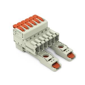 1-проводная вилка; рычаг; Push-in CAGE CLAMP®; 10 мм<sup>2</sup>; Шаг контактов 7,62 мм; 6-пол., Wago # 831-1206/306-000 1-проводная вилка; рычаг; Push-in CAGE CLAMP®; 10 мм<sup>2</sup>; Шаг контактов 7,62 мм; 6-пол., Wago # 831-1206/306-000