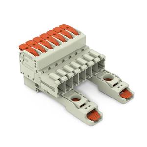 1-проводная вилка; рычаг; Push-in CAGE CLAMP®; 10 мм<sup>2</sup>; Шаг контактов 7,62 мм; 7-пол., Wago # 831-1207/306-000 1-проводная вилка; рычаг; Push-in CAGE CLAMP®; 10 мм<sup>2</sup>; Шаг контактов 7,62 мм; 7-пол., Wago # 831-1207/306-000