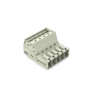 1-проводная вилка; Push-in CAGE CLAMP®; 10 мм<sup>2</sup>; Шаг контактов 7,62 мм; 5-пол., Wago # 831-3205/000-9034 1-проводная вилка; Push-in CAGE CLAMP®; 10 мм<sup>2</sup>; Шаг контактов 7,62 мм; 5-пол., Wago # 831-3205/000-9034