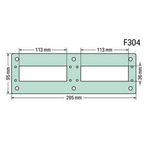 Фланцевая пластина, Wago # 850-819/002-005