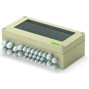 Корпус IP65; Полиэстер (RAL 7032); ШxВxД (164x100x164 мм); 9 x M12, 4 x M20, Wago # 850-834 Корпус IP65; Полиэстер (RAL 7032); ШxВxД (164x100x164 мм); 9 x M12, 4 x M20, Wago # 850-834