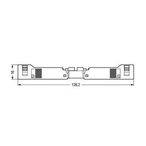 Штекер; с корпусом разгрузки натяжения; 4-пол.; 1,50 мм<sup>2</sup>; черные, Wago # 890-114
