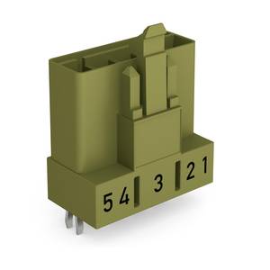 Штекер для печатных плат; прямые; 5-пол.; Код. B; светло-зеленые, Wago # 890-875 Штекер для печатных плат; прямые; 5-пол.; Код. B; светло-зеленые, Wago # 890-875