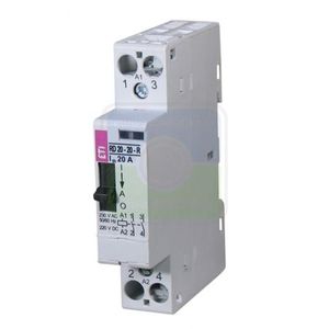 Контактор RD 20-20-R-24V AC/DC (ручн.управл.), ETI # 2464043